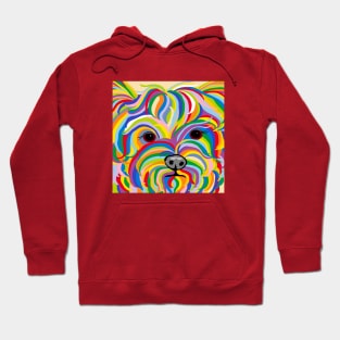 Colorful Yorkshire Terrier Hoodie